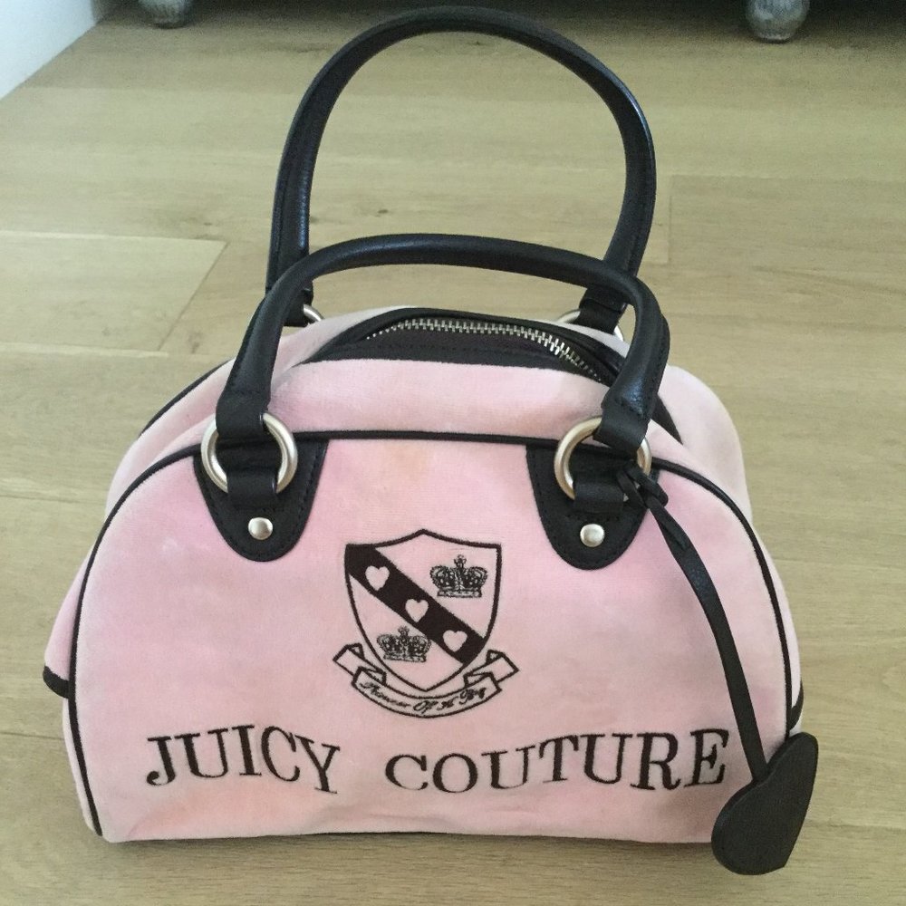 Y2k pink Vintage Juicy Couture Velour Purse